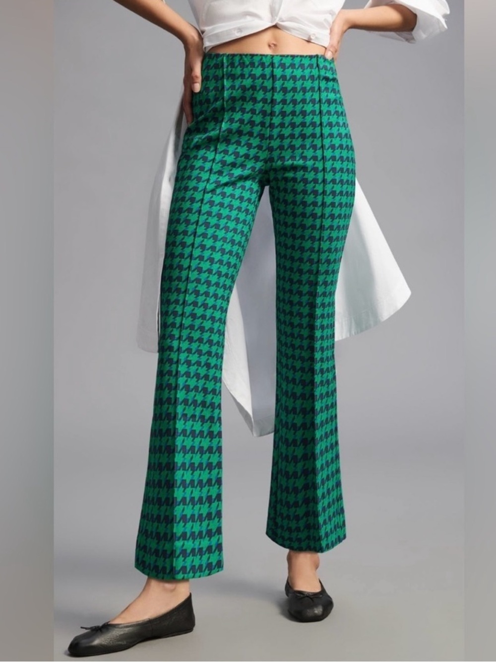 Maeve Anthropologie The Margot Kick-Flare Cropped Pants